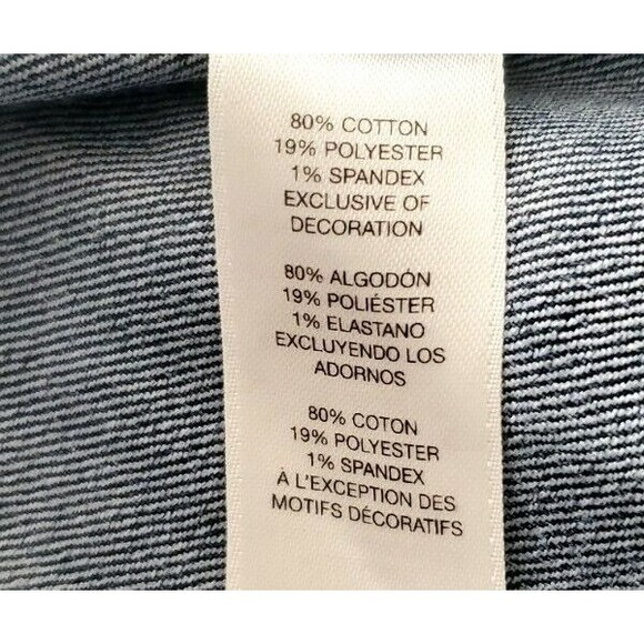 Platinum Chicos Embroider Ed Blue Jean Jacket Diamond Stud Size 0 Denim Coat EUC - Picture 6 of 6